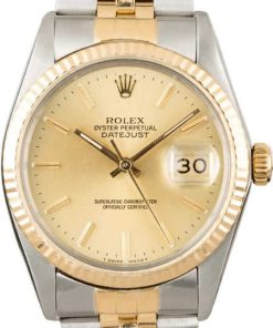 HandMade The Rolex Datejust 16013 Steel & Yellow Gold