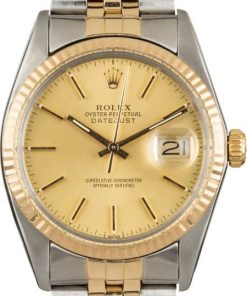 HandMade The Rolex Datejust 16013 Champagne Index Dial