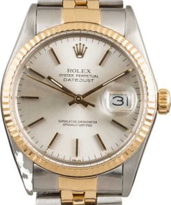 HandMade The Rolex Datejust 16013 Silver Tritium Dial