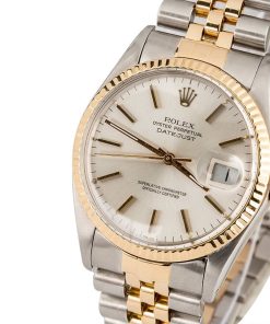 Alternative view of HandMade The Rolex Datejust 16013 Silver Tritium Dial