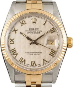 HandMade The Rolex Datejust 16013 Ivory Pyramid Dial