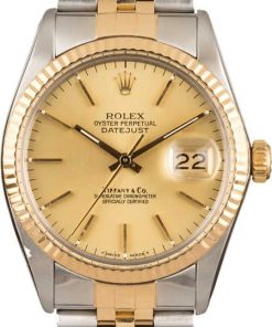 HandMade The Rolex Two-Tone Datejust 16013 Champagne Dial