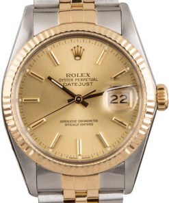 HandMade The Certified Rolex Datejust 16013 Steel & Gold