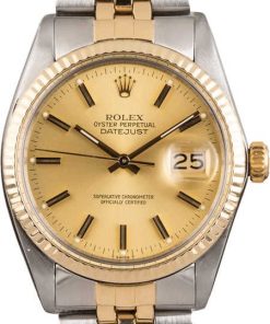 HandMade The Rolex Datejust Two-Tone 16013 36MM