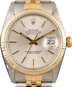 HandMade The Rolex Datejust 16013 Silver Index Dial 36MM