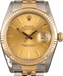 HandMade The Rolex Two-Tone Datejust 16013 Champagne