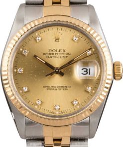 HandMade The Champagne Diamond Dial Rolex Datejust 16013