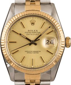 HandMade The Champagne Dial Rolex Datejust 16013 Fluted Bezel
