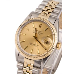 Alternative view of HandMade The Rolex Two-Tone Datejust 16013 Fluted Bezel T