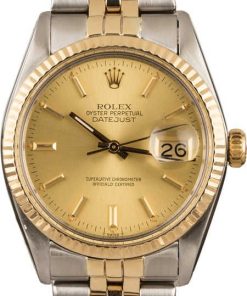 HandMade The Rolex Datejust 16013 Champagne Dial Watch