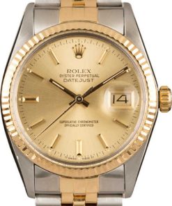 HandMade The Rolex Datejust 16013 Champagne Index Watch