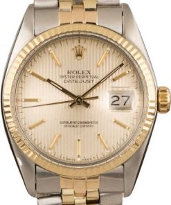 HandMade The Rolex Datejust 16013 Silver Tapestry T