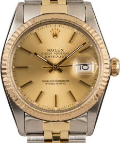 HandMade The Rolex Datejust 16013 Champagne Dial Watch
