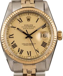 HandMade The Rolex Datejust 16013 Champagne Buckley Dial