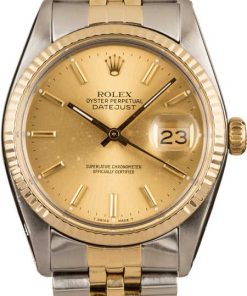 HandMade The Rolex 36MM Two-Tone Datejust 16013