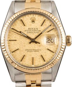 HandMade The Datejust Rolex Model 16013 Two-Tone