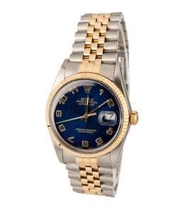 Alternative view of HandMade The Rolex Datejust 16013 Blue Jubilee Arabic Dial
