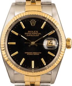HandMade The Rolex Datejust 16013 Black Dial Watch