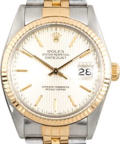 HandMade The Rolex Datejust 16013 Silver Tapestry