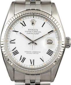 HandMade The Rolex Datejust 16014 White Buckley Dial
