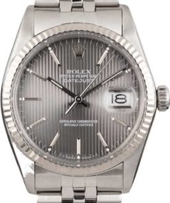 HandMade The Rolex Datejust 16014 Dark Rhodium Tapestry