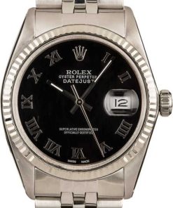 HandMade The Rolex Datejust 16014 Black Roman Dial