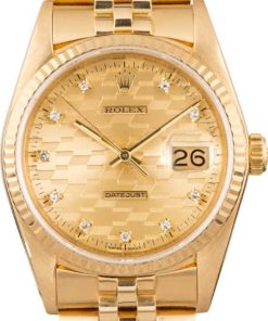 HandMade The Rolex Datejust 16018 Chevy Diamond Dial