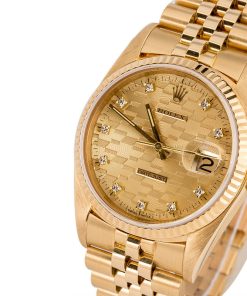 Alternative view of HandMade The Rolex Datejust 16018 Chevy Diamond Dial