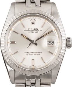 HandMade The Rolex Datejust 1603 Steel Engine Turned Bezel