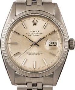 HandMade The Rolex Datejust 1603 Silver Pie Pan Dial t