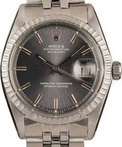HandMade The Rolex Steel Datejust 1603 Slate 'Pie Pan' Dial