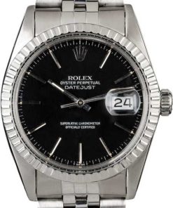 HandMade The Men's Rolex Datejust 16030 Black Dial