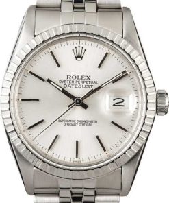 HandMade The Rolex Datejust 16030 Steel Engine Turned Bezel