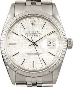 HandMade The Rolex Datejust 16030 Silver Linen