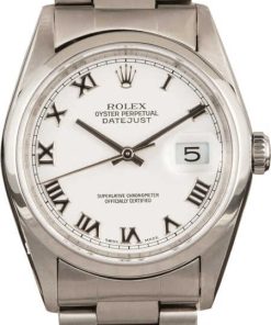 HandMade The Rolex Datejust 16200 White Roman Dial