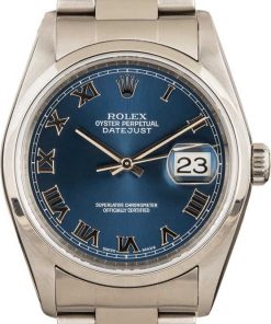 HandMade The Rolex Datejust 16200 Blue 100% Authentic