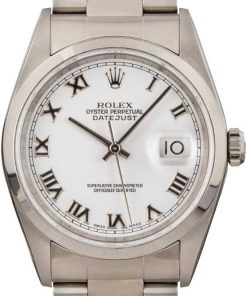 HandMade The Rolex Datejust 16200 White Roman Dial