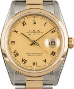 HandMade The Rolex Datejust 16203 Champage Roman Dial
