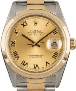 HandMade The Rolex Datejust 16203 Champagne Roman Dial
