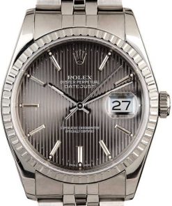 HandMade The Rolex Datejust 16220 Slate Tapestry Dial