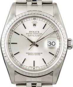 HandMade The Rolex Datejust 16220 Silver Dial Steel with Jubilee Band
