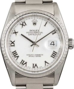 HandMade The Rolex Datejust 16220 White Roman Index Dial