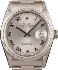 HandMade The Rolex Datejust 16220 Rhodium Roman Dial T