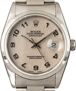 HandMade The Rolex DateJust 16200 Ivory Jubilee Dial T