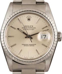 HandMade The Rolex Steel Datejust 16220 Silver Dial T