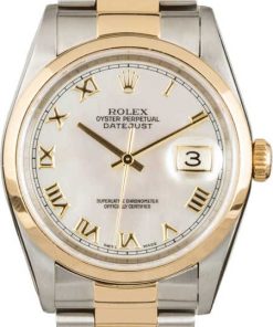 HandMade The Rolex Datejust 16233 Mother of Pearl Roman Dial
