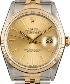 HandMade The Rolex Datejust 16233 Champagne Index Dial