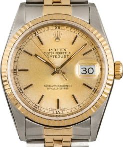 HandMade The Rolex Datejust 16233 Champagne Luminous Dial