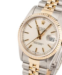 Alternative view of HandMade The Rolex Datejust 16233 Silver Luminous Dial