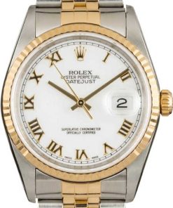 HandMade The Rolex Datejust 16233 White Roman Dial